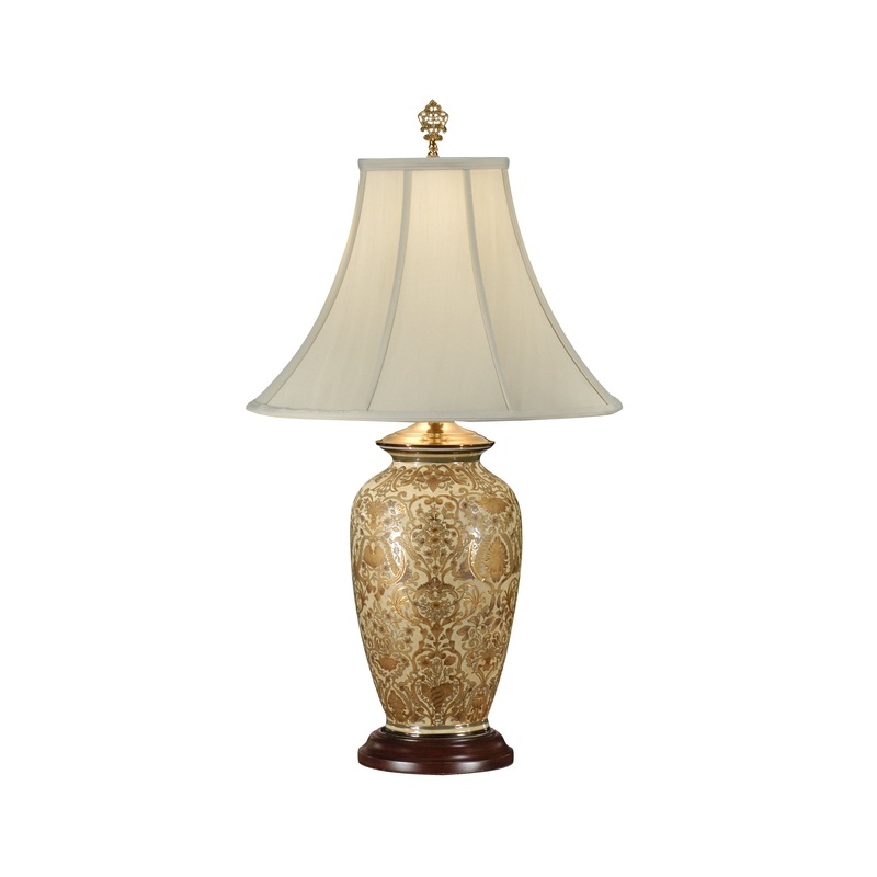 Wildwood Gold Damask Lamp - 9044