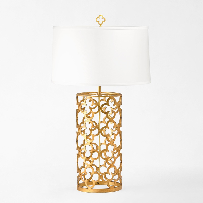Decorative Crafts Kona Gold Lamp