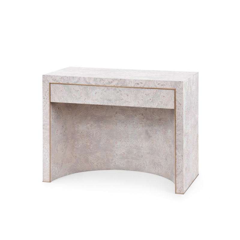Villa & House - Sloane 1-Drawer Side Table - Burl - SLO-110-46