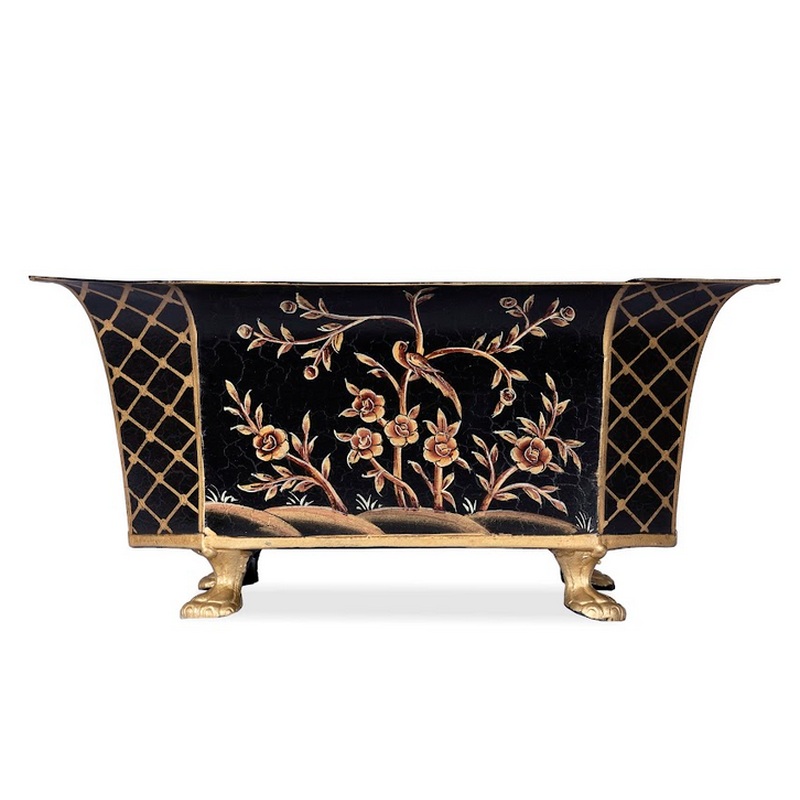 The Enchanted Home Black & Gold Octagon Planter