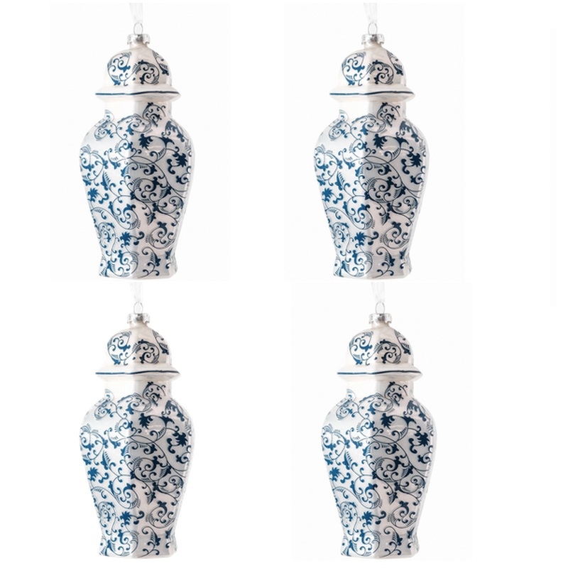 The Enchanted Home Floral Hexagon Ginger Jar Gift Topper