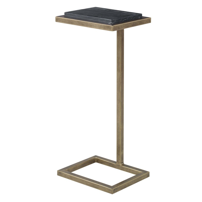 Decor Market Accent Table Marine Black
