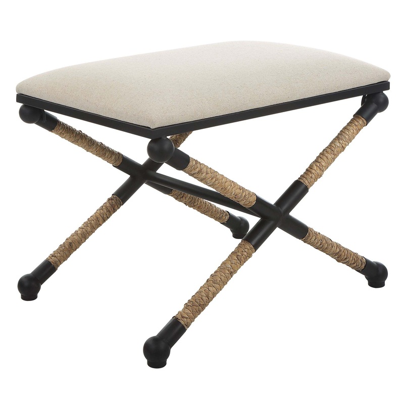 Decor Market Braided Accent Stool