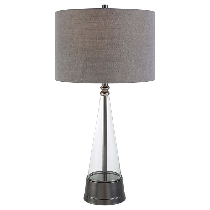 Decor Market Table Lamp Antique Dark Nickel