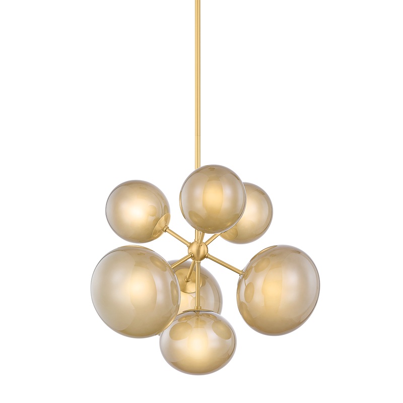 Mitzi Lighting Zaley Chandelier - Aged Brass - H1073807-AGB