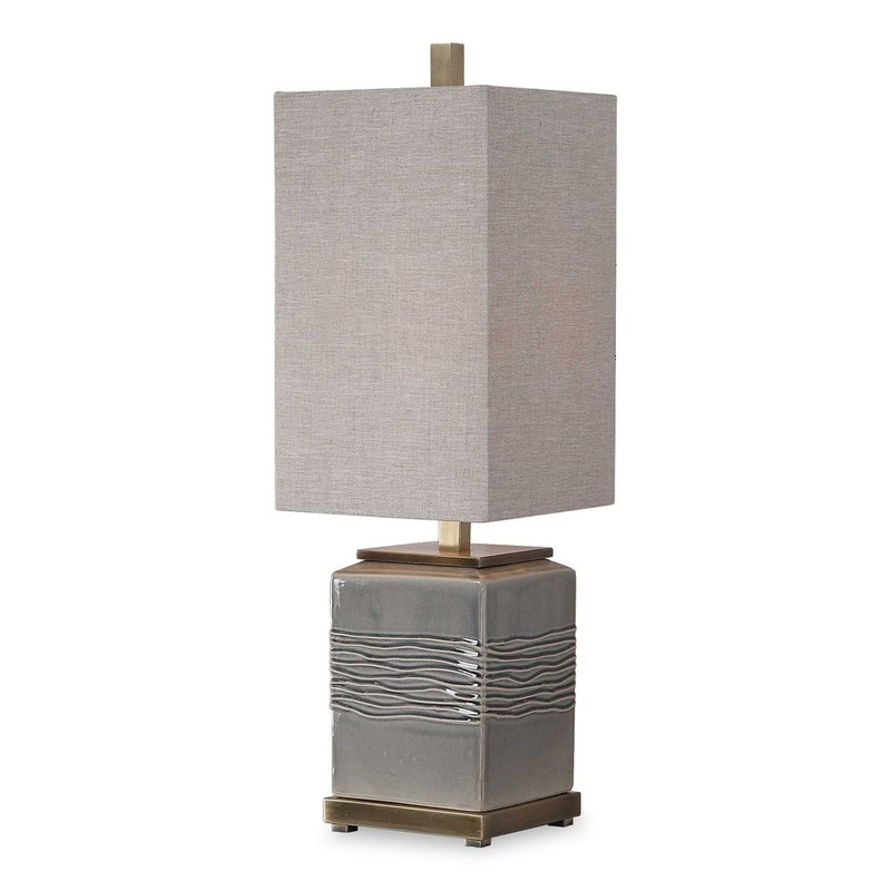 Uttermost Covey Gray Glaze Buffet Lamp