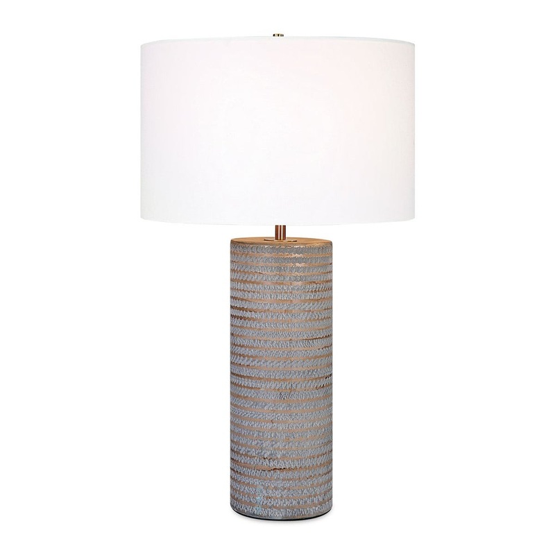 Uttermost Monolith Gray Table Lamp