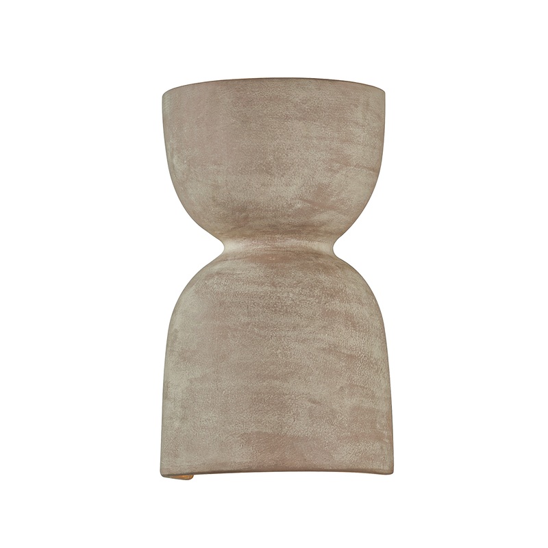 Mitzi Lighting Natalia Wall Sconce - Aged Brass/Ceramic Windy Dune - H999102-AGB/CYD