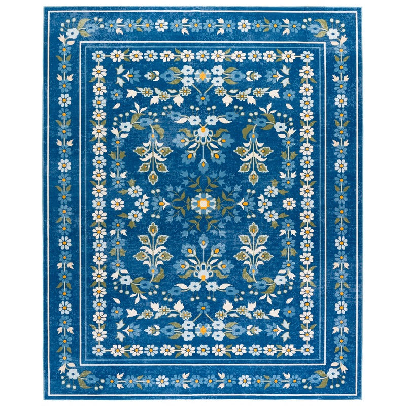 Martha Stewart Floral Machine Washable 179 Rug, MSRW179