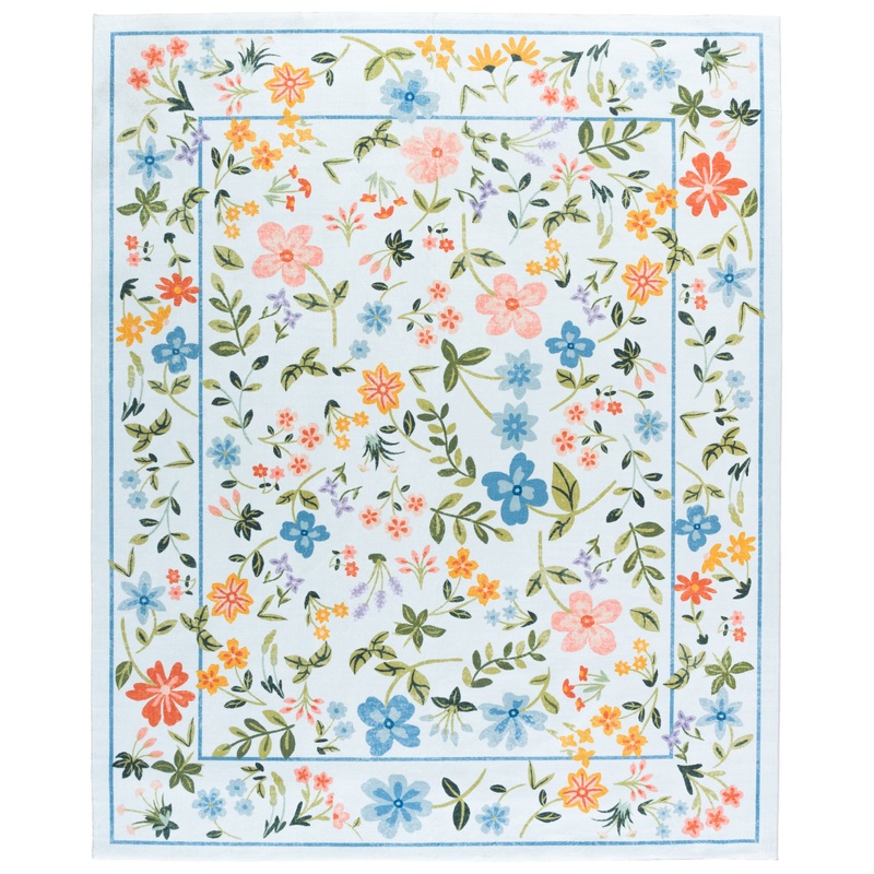 Martha Stewart Floral Machine Washable 190 Rug, MSRW190