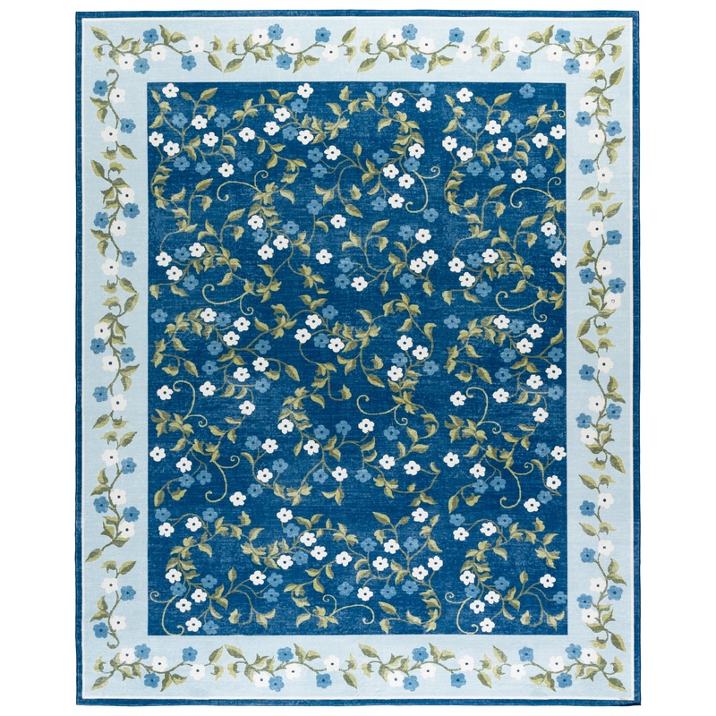 Martha Stewart Floral Machine Washable 195 Rug, MSRW195