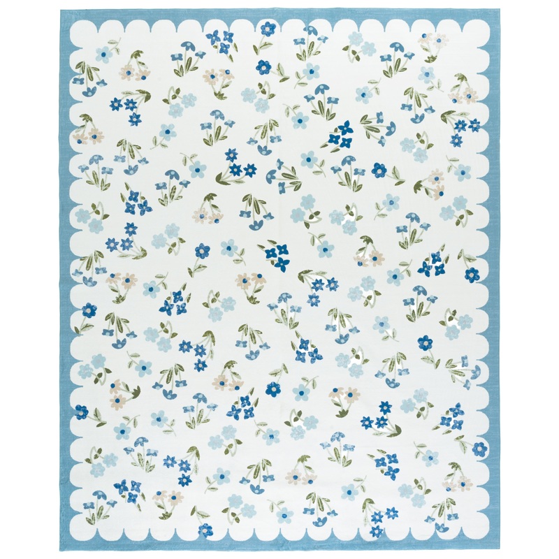 Martha Stewart Floral Machine Washable 198 Rug, MSRW198