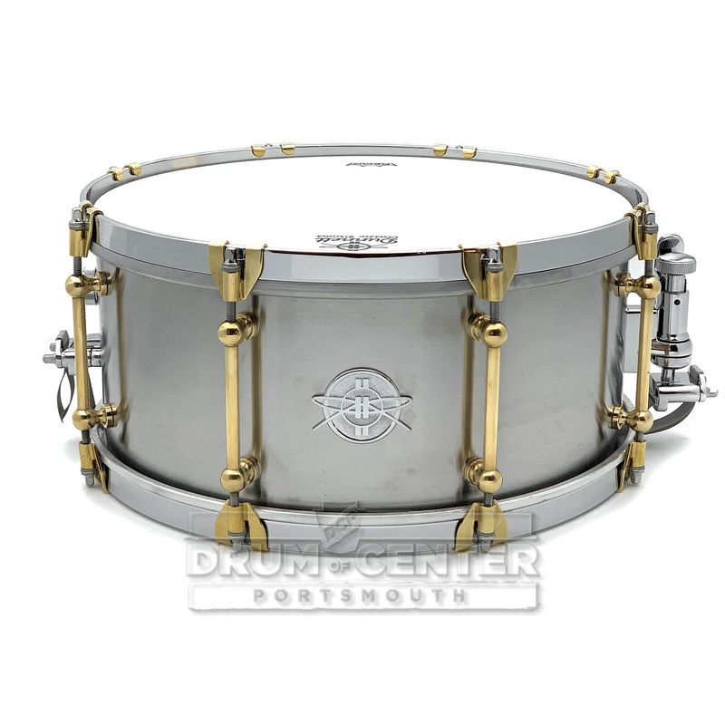 Dunnett Classic Sledge Snare Drum 14x6.5 Double Brass