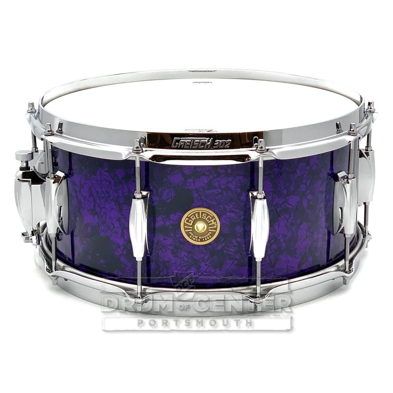 Gretsch Broadkaster Snare Drum 14x6.5 Purple Marine Pearl
