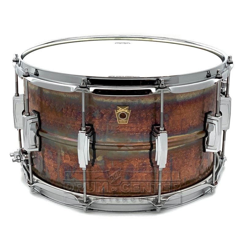 Ludwig LB508KR Supraphonic Raw Bronze Snare Drum 14x8 Hammered