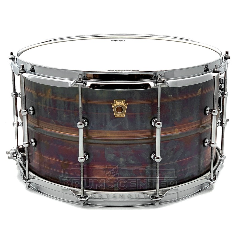 Ludwig LB508RT Supraphonic Raw Bronze Snare Drum w/Tube Lugs 14x8