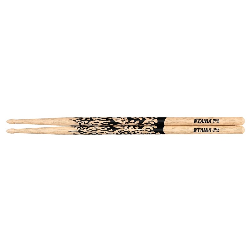 Tama Design Oak Drum Sticks 5B Rhythmic Fire