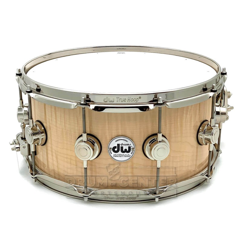 DW Collectors SSC Maple Snare Drum 14x6.5 Exotic Figured Sycamore w/Nickel Hardware