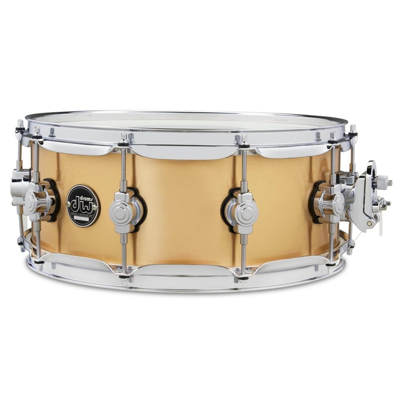 DW Performance Polished Brass Snare Drum 14x5.5