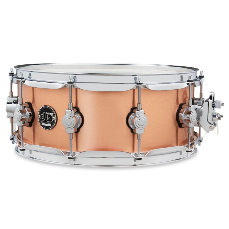 DW Performance Polished Copper Snare Drum 14x5.5