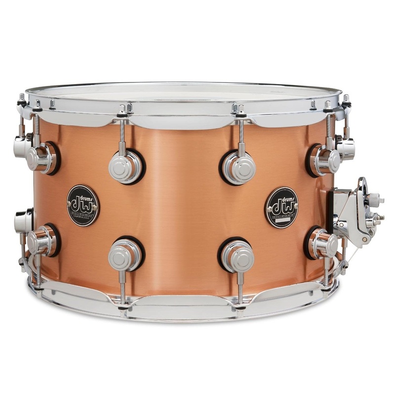 DW Performance Polished Copper Snare Drum 14x8