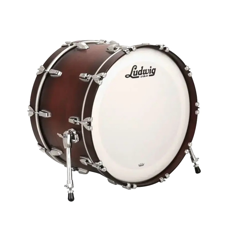 Ludwig Classic Oak Bass Drum 22x14 Brown Burst