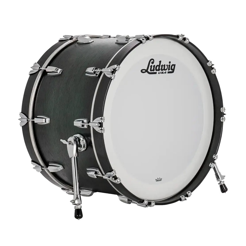 Ludwig Classic Oak Bass Drum 22x14 Green Burst