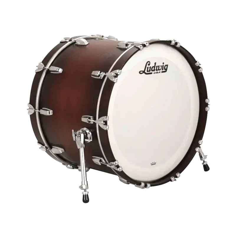 Ludwig Classic Oak Bass Drum 22x16 Brown Burst