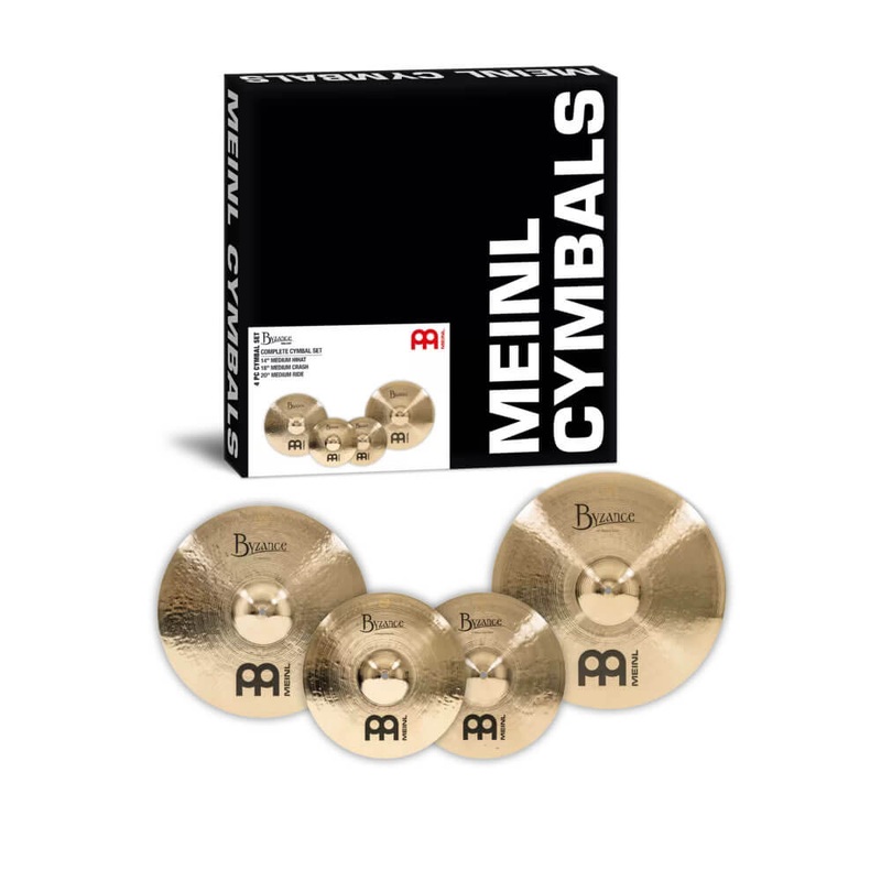 Meinl Byzance Brilliant Complete Cymbal Set 14/18/20