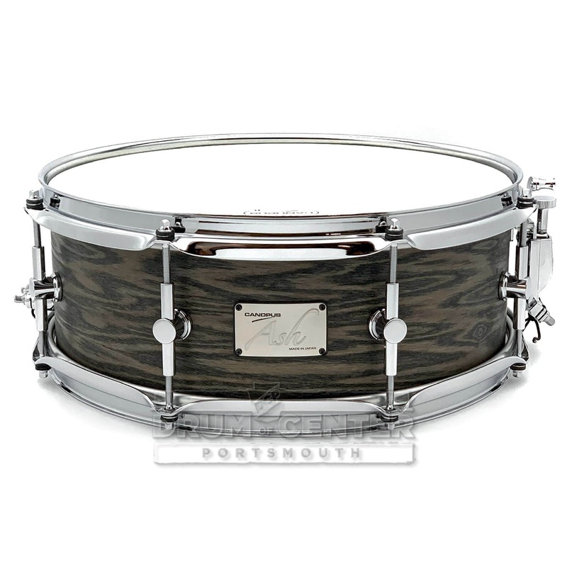 Canopus Ash Snare Drum 14x5.25 Blackish Ash Oil