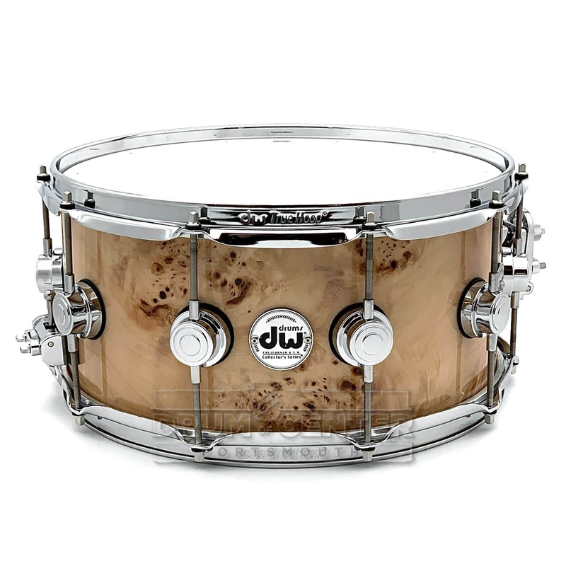 DW Collectors Birch Snare Drum 14x6.5 Exotic Mapa Burl