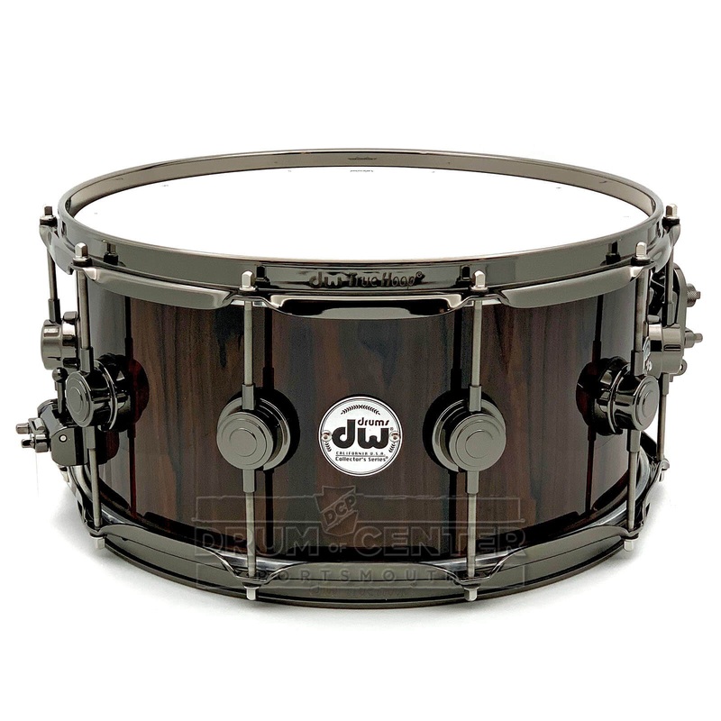 DW Collectors Maple/Mahogany Snare Drum 14x6.5 Exotic Ziricote