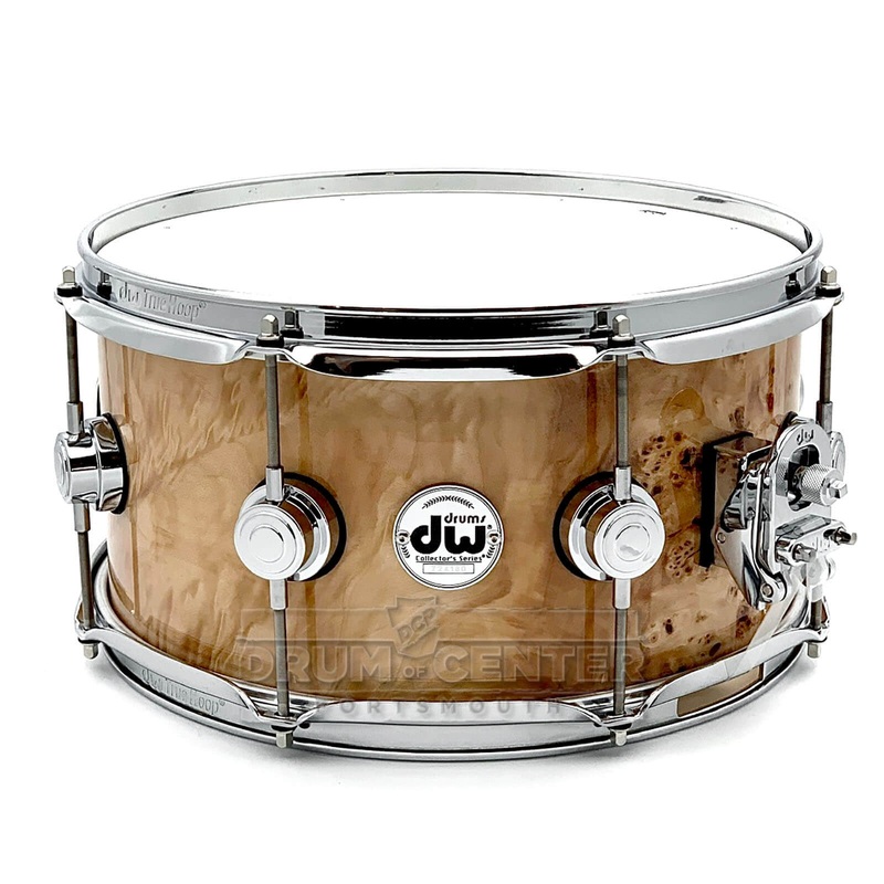 DW Collectors SSC Maple Snare Drum 13x6.5 Exotic Mapa Burl