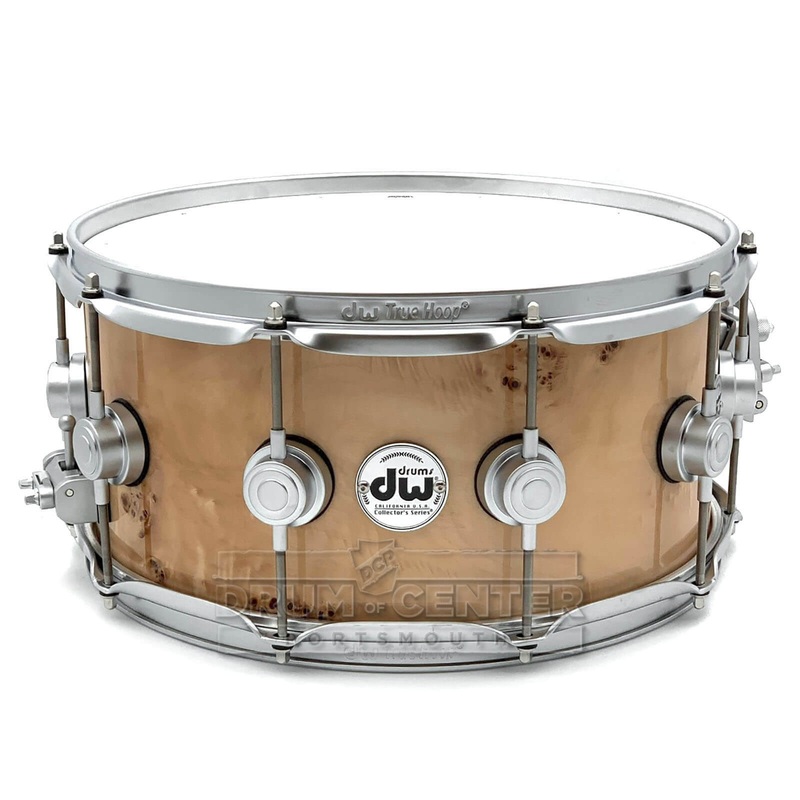 DW Collectors VLT 333 Maple Snare Drum 14x6.5 Exotic Mapa Burl