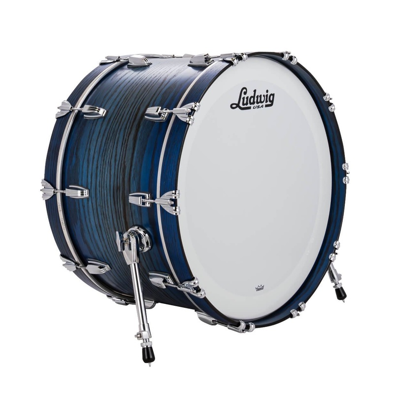 Ludwig Classic Oak Bass Drum 24x14 Blue Burst