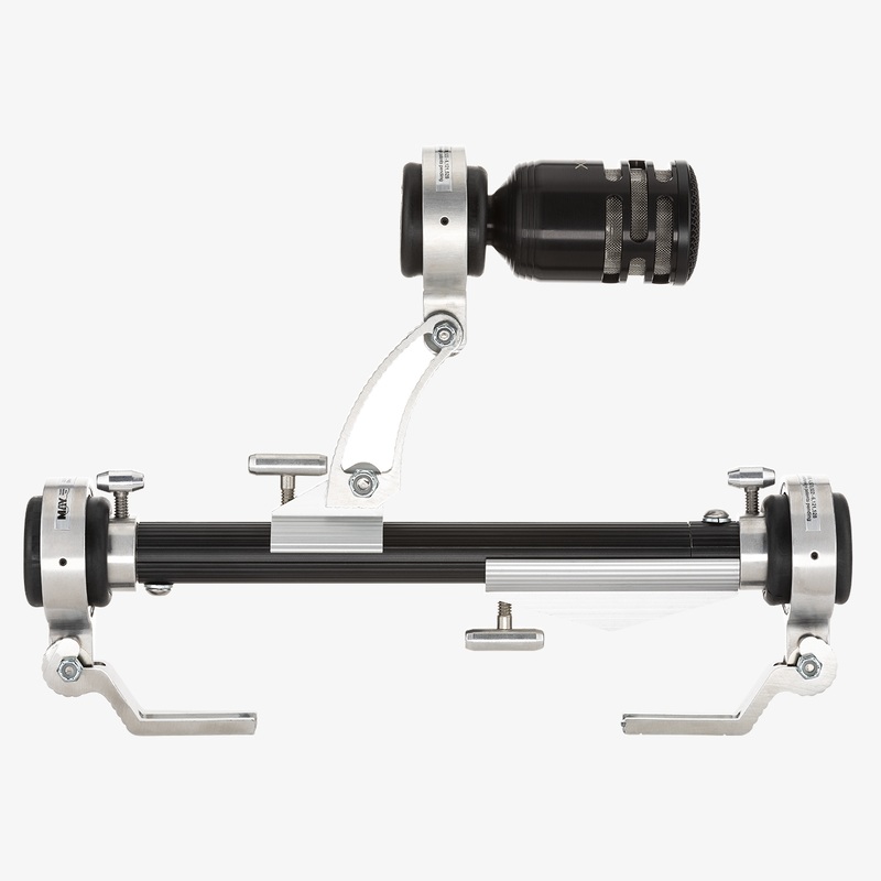 MAY Monorail Mic Mount System w/Audix D6 for 14" Deep Bass Drum