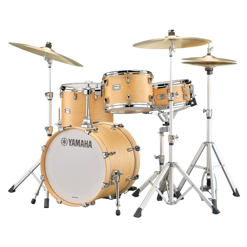 Yamaha Tour Custom Maple 3pc Drum Set Butterscotch Satin