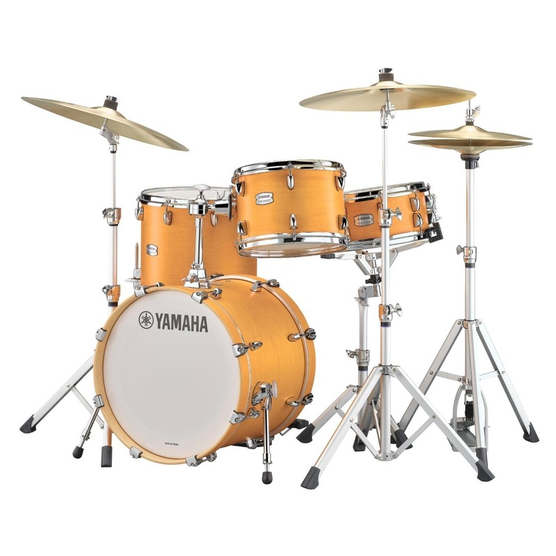 Yamaha Tour Custom Maple 3pc Drum Set Caramel Satin