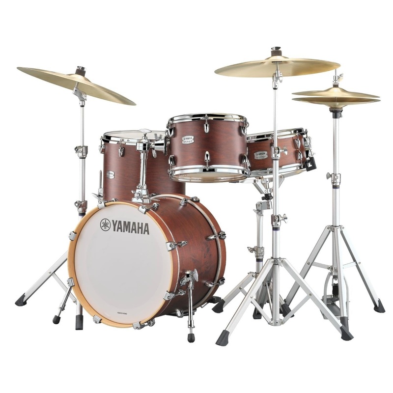 Yamaha Tour Custom Maple 3pc Drum Set Chocolate Satin