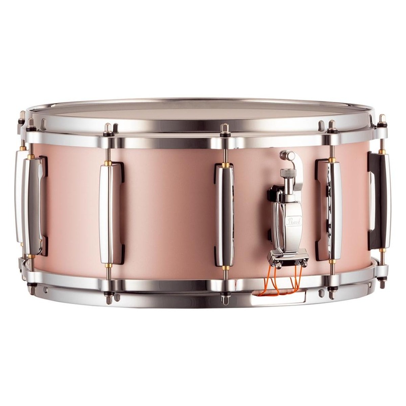 Pearl Masters Maple/Gum Snare Drum 14x5 Satin Rose Gold