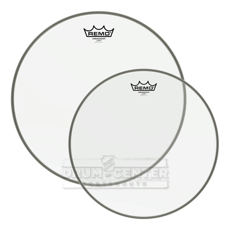 Remo Ambassador Clear Drumhead Pack 12"/14"