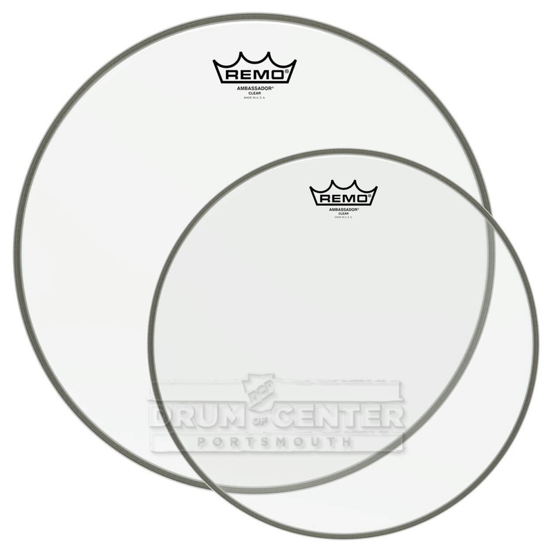 Remo Ambassador Clear Drumhead Pack 13"/16"