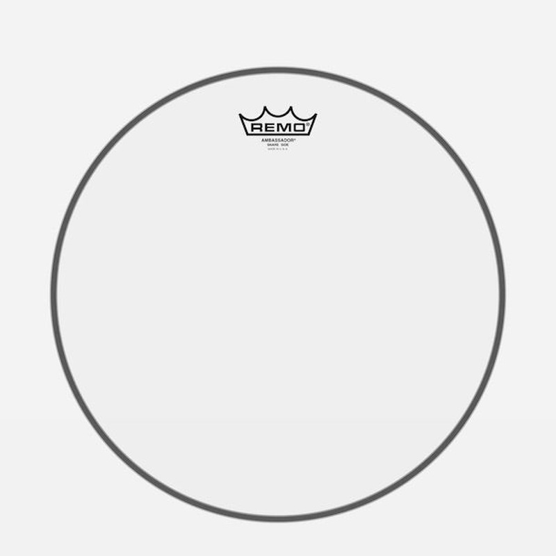 Remo Ambassador Clear Snare Side Drumhead 14" w/No Collar