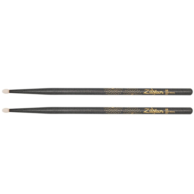 Zildjian Z Custom Limited Edition Drum Sticks 5B Black Chroma, Nylon Tip