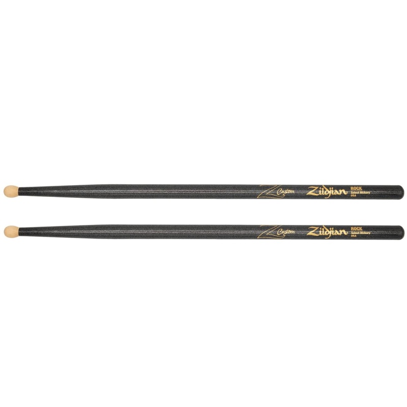 Zildjian Z Custom Limited Edition Drum Sticks ROCK Black Chroma, Wood Tip