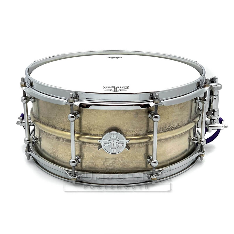 Dunnett Classic 2N Brass Snare Drum Antique Pewter 14x6.5