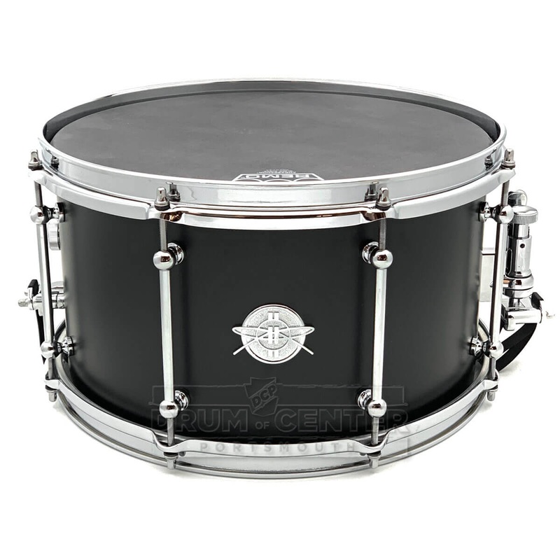 Dunnett Classic Stainless Steel Snare Drum 14x8 Matte Black