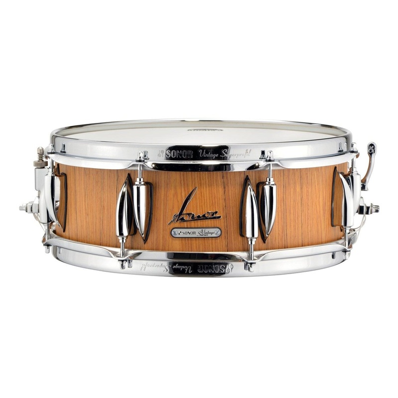 Sonor Vintage Snare Drum 14x5 Teak Semi-Gloss