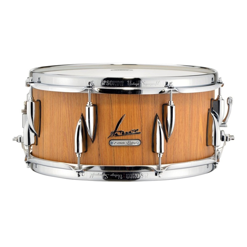 Sonor Vintage Snare Drum 14x6.5 Teak Semi-Gloss