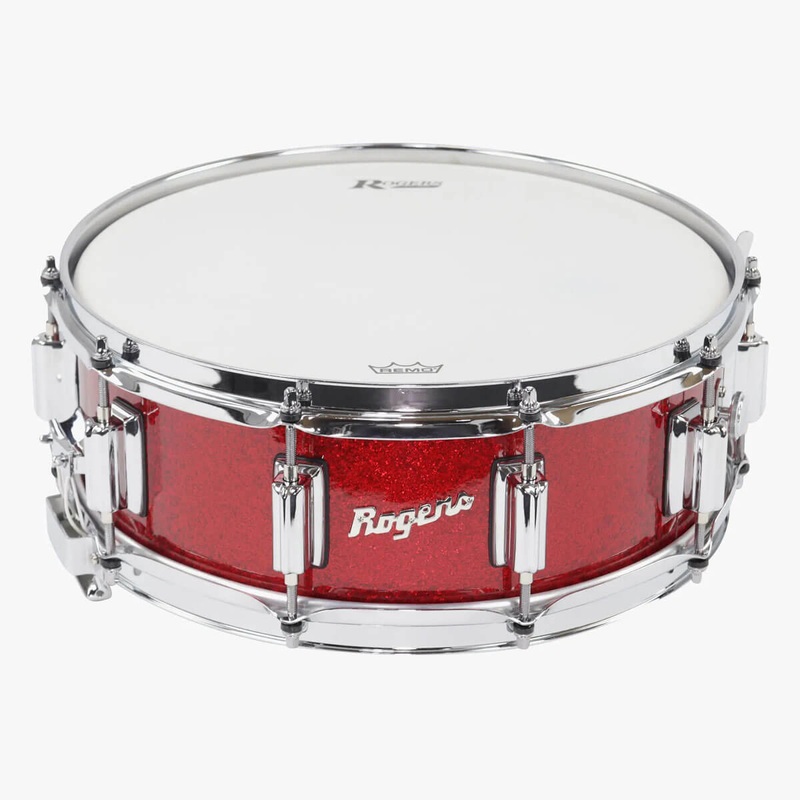 Rogers Dyna-Sonic Snare Drum 14x5 Red Sparkle